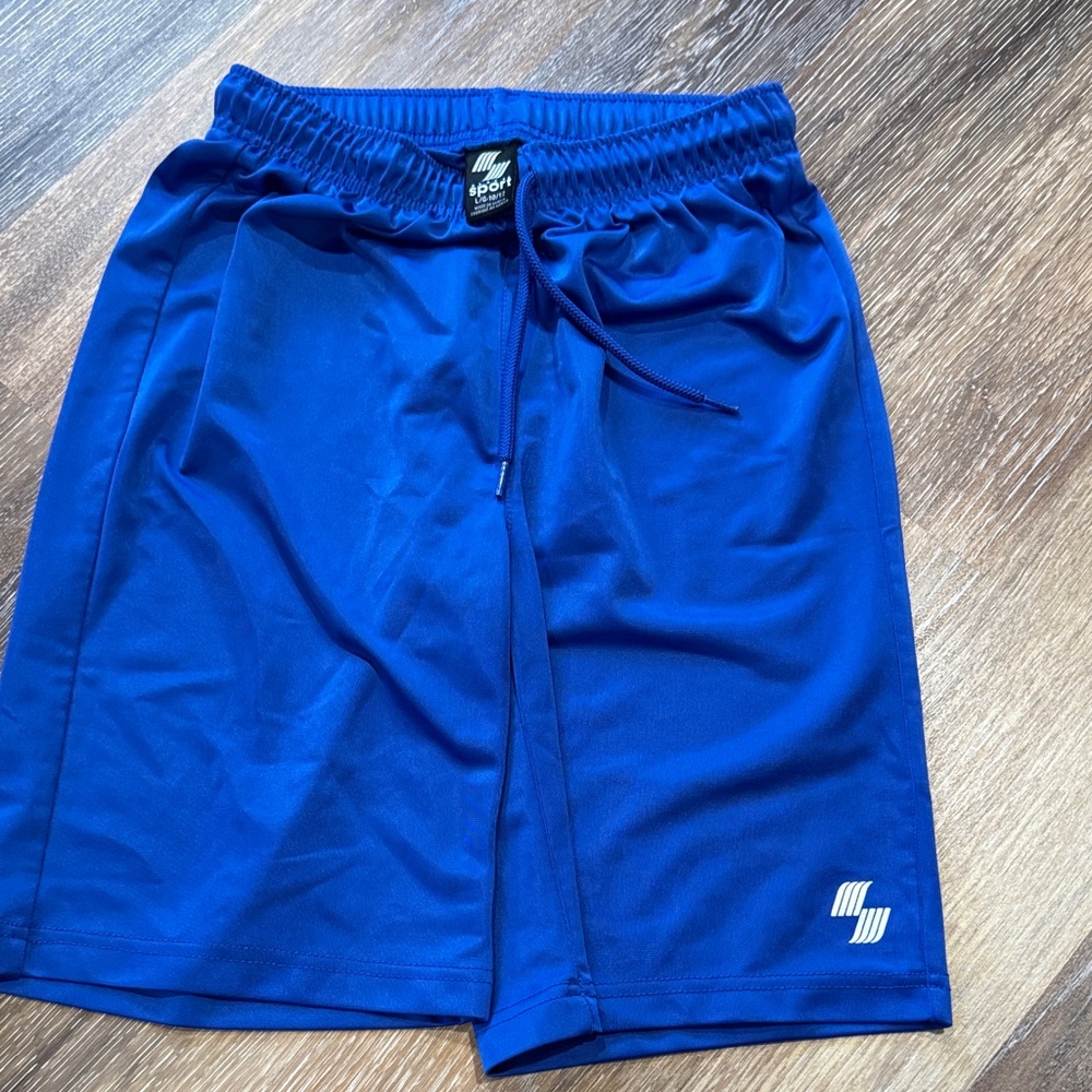 Sporto Vibrant Blue Athletic Shorts